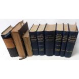 Six vol Law Journal Reports Quinquennial Digest - sold with three further bound legal vols including