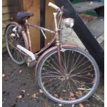 A Raleigh Palm Beach gent's bike with Dynamo lighting - for restoration
