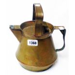 A brass hot water jug