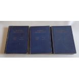 Modern Motor Cars edited by Arthur W. Judge, 3 vols, 4to., blue gilt cloth, Pub. Caxton - circa