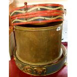A drum for restoration - sold with a lamp shade rose