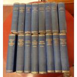 Charles Dickens 16 vols., 8vo, gilt blue cloth boards, Pub. Hazell, Watson & Viney Ltd.