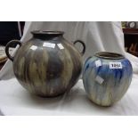 Two French art pottery vases by Roger Guerin