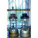 Two vintage Tilley lamps