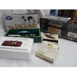 A Corgi Jaguar through the Years set and a Detailcars collection Jaguar XJS model, etc.