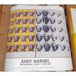 †Andy Warhol: original Marilyn exhibition litho poster