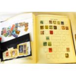 Windsor Great Britain green album containing a collection of mainly hinge mounted Victorian and