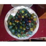 A tub of marbles
