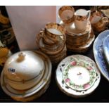 A selection of ceramic items, including Melba part tea set, Paragon muffin dishes, etc.