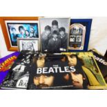 Various band and pop star publications including numerous Beatles examples, also Dylan, Bowie and