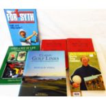 Six sport related books, comprising The Boy's Book of Soccer of 1953 and 1956, Jack Charlton's