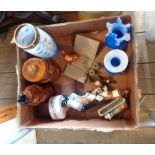 A box containing a quantity of ceramics and glassware