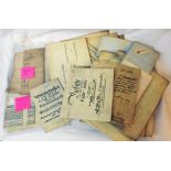 A collection of 17th, 18th and 19th Century indentures and other legal documents, many on vellum