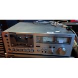 A vintage Aiwa stereo cassette deck model AD6400