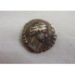 A Roman Imperial Dinarius with Emperor's bust to front and Roman Goddess to the obverse