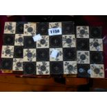 Nine Victorian Aesthetic Movement tiles T.A. Simpson Hanley