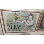 A gilt framed French poster print for Marguerite Dufay Dans son Repertoire