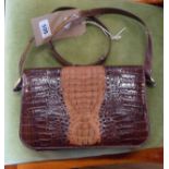 A Samputprakarn Crocodile Farm, Thailand crocodile skin handbag