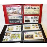 A ring bound album containing Special Railway FDCs - sold with another containing assorted