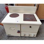 A vintage baby Belling double hob cooker