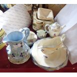 A Royal Doulton June part tea set - sold with assorted tableware, etc.