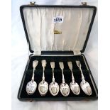 Ten Exeter silver teaspoons and two London similar - various condition