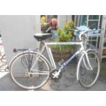 A Falcon Explorer 12 men's bicycle - sold with a basket of accessories, including lights, manual,