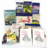 A quantity of hard back and other maritime interest titles including White Ensign - Red Dragon,