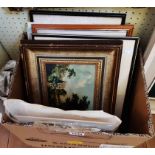 A quantity of small format decorative pictures and prints