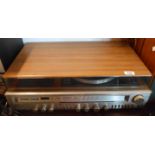 A vintage Sanyo Model G3003 Solid State stereo musical centre - with original instruction book
