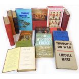 Sixteen war related mainly hard back books including The Uniforms & History of the Scottish