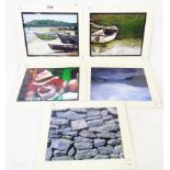 Vanessa Champion: five mounted coloured photographs - all with details verso