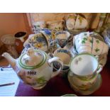 A Royal Doulton H4601 Glamis Thistle pattern part tea set - sold with Masons and Colclough Ivy
