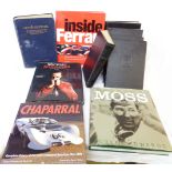 A collection of glossy hard back Motor Racing interest titles including Michael Schumacher,