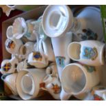 A large selection of Goss crested china including historical models, vases, candlesticks, etc. -