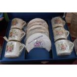 A 20th Century boxed Royal Worcester porcelain coffee set