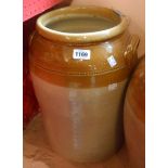 A large Price Bristol stoneware storage pot