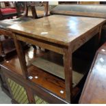 A marquetry coffee table - in need of re-polishing