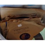 A bag containing a quantity of 78rpm records including Ronnie Ronalde, Sid Phillips, etc.