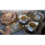 A selection of chintz decorated tableware - various makers and condition