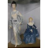 A Royal Doulton figurine Boudoir HN2542 - sold with Fragrance HN2334