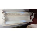 A 1.3m Shabby Chic painted decorative sideboard top - as a shelf
