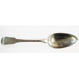 A silver fiddle pattern tablespoon - Exeter