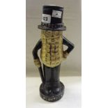 A painted cast iron Planters Mr Peanut money box