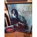 A framed Channel 4 Silent poster for The Phantom of The Opera - signed by composer Carl Davis and