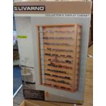 A brand new and boxed Livarno large collector's display cabinet