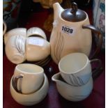 A vintage Carltonware coffee set