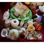 A quantity of ceramic items including Carltonware, crested china, Satsuma, etc.