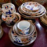 A selection of assorted ceramics including Staffordshire Gaudy Welsh, etc.