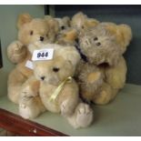 Six assorted teddy bears